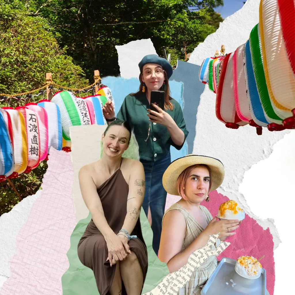 Miembro del equipo Japoneo en un entorno natural