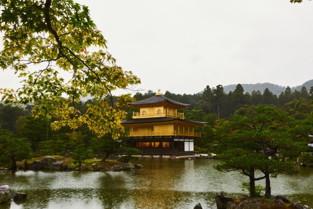 Templo Kinkakuji, también conocido como el Pabellón Dorado.