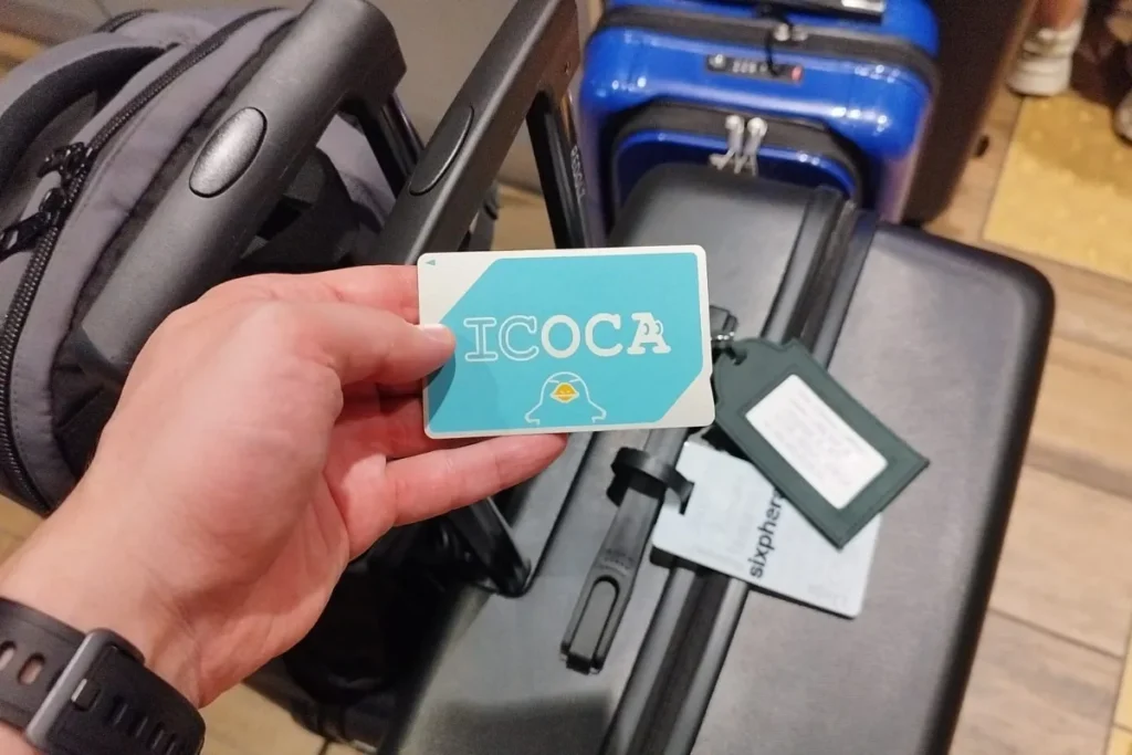 tarjeta ICOCA para moverse en metro y autobús