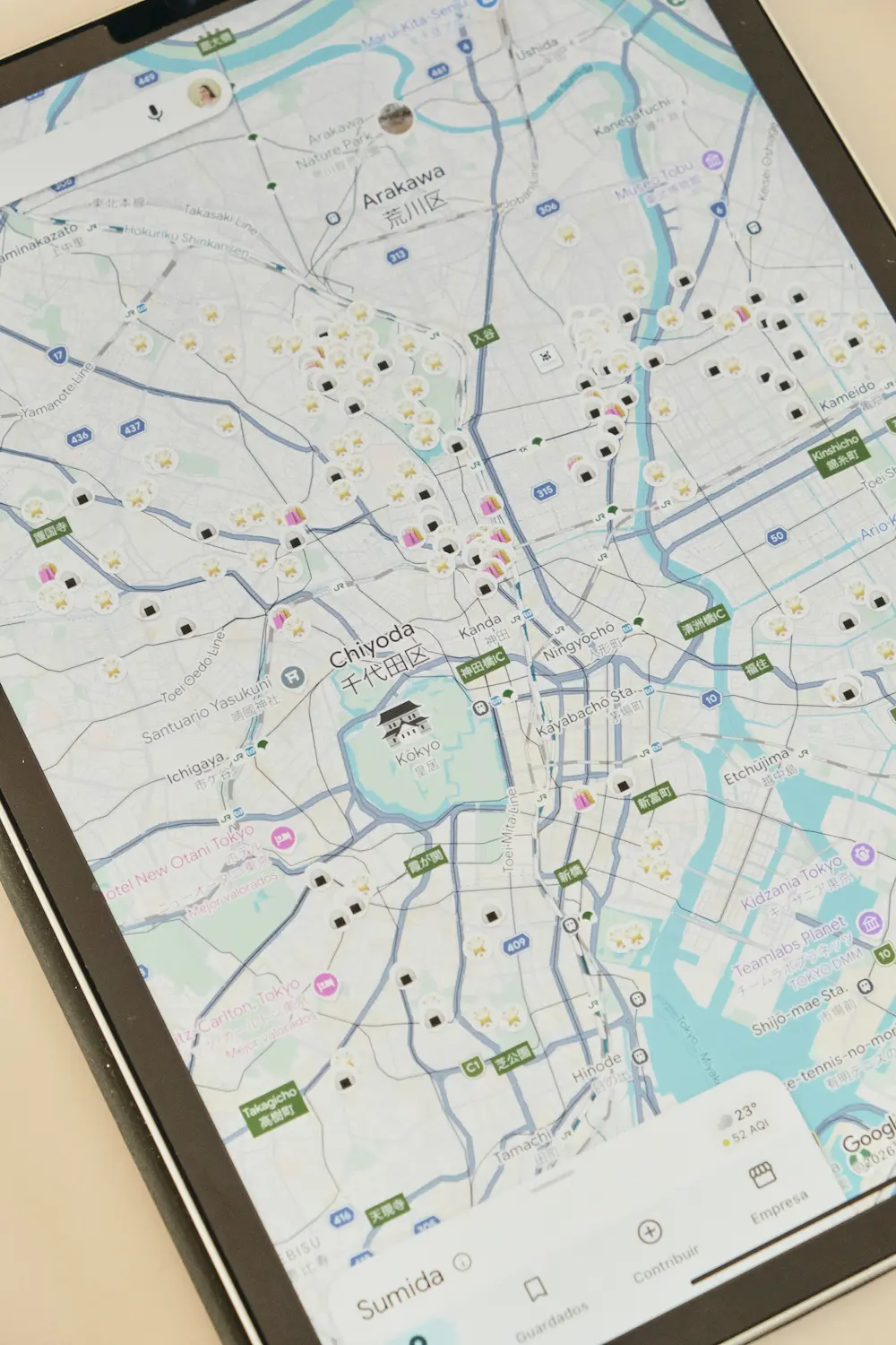 Catálogo de experiencias para viajar a Japón japoneo 2 Catálogo de experiencias para un viaje personalizado a Japón en una tablet